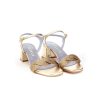 Donna ALBANO | Albano 3224 Sandalo Treccia Strass Woman Leone Shoes Frosinone Platino