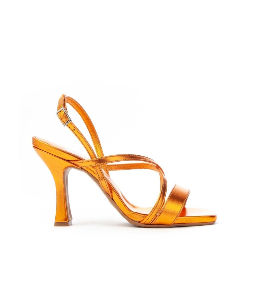 Donna BALIE | Balie 659 Sandalo Stringato Tacco 70 Arancio