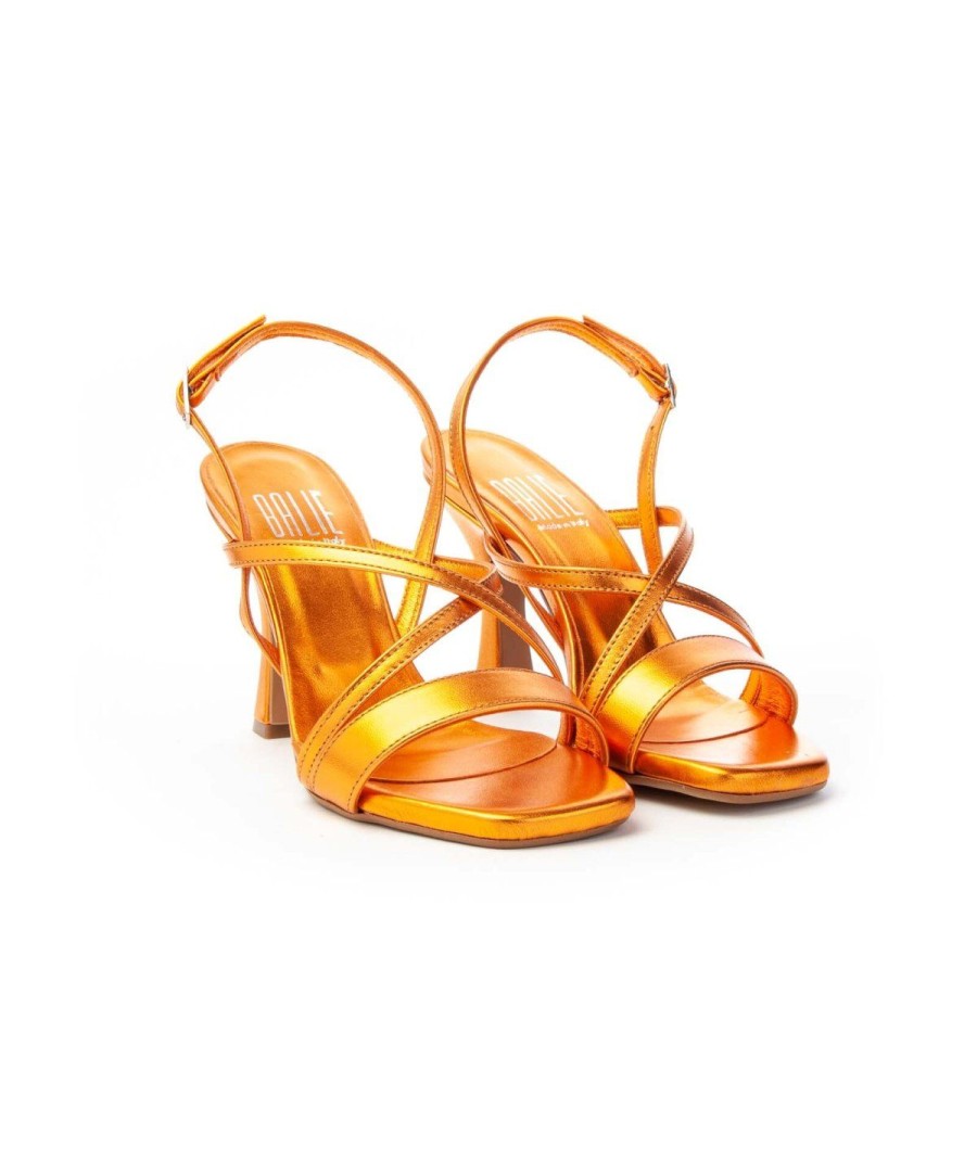 Donna BALIE | Balie 659 Sandalo Stringato Tacco 70 Arancio