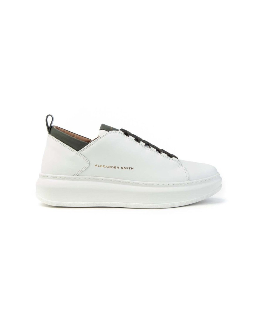 Uomo ALEXANDER SMITH | Alexander Smith Asayw1U Sneakers Uomo Leoneshoes White Grey