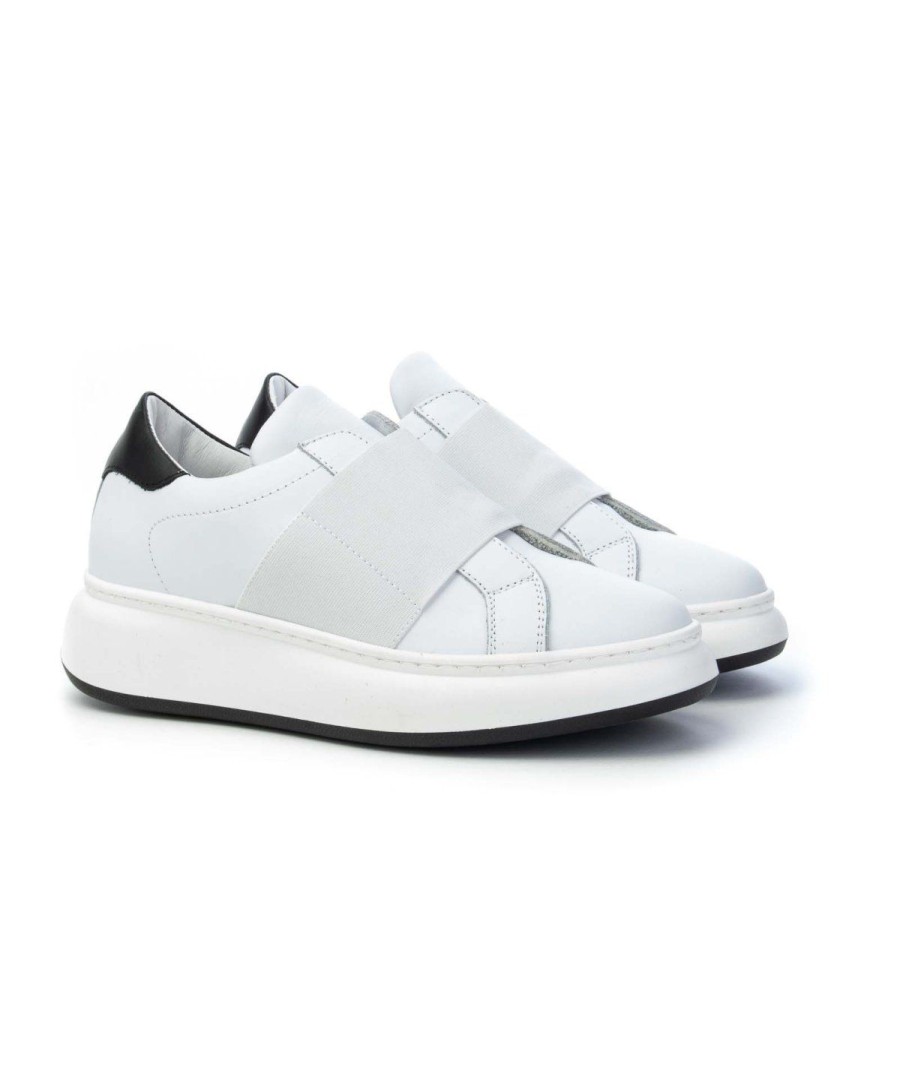 Donna MELINE | Sneakers Meline Bi1504 Leone Shoes Frosinone Bianco