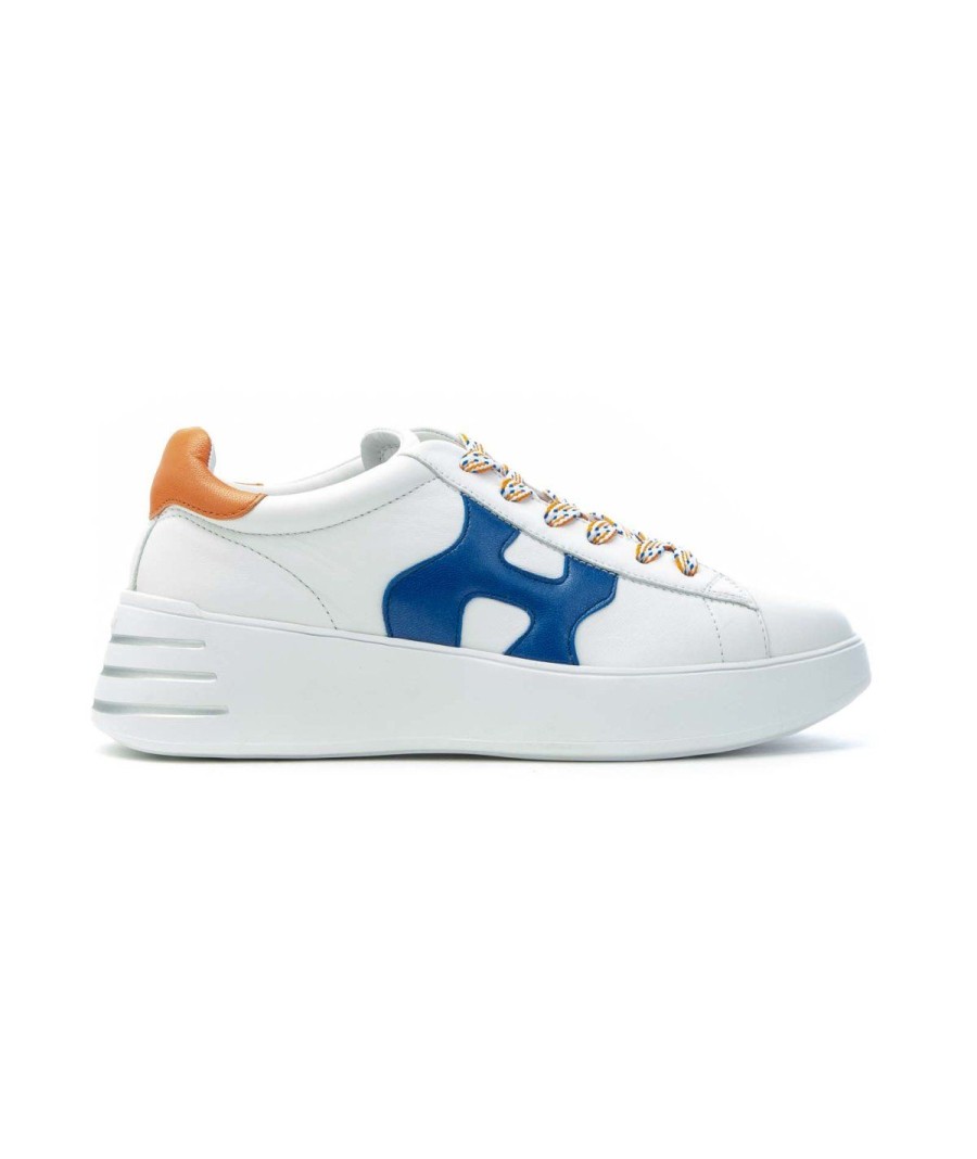 Donna HOGAN | Hogan Hxw5640Dn60Qyp0Uua Rebel Leone Shoes Bianco Blu