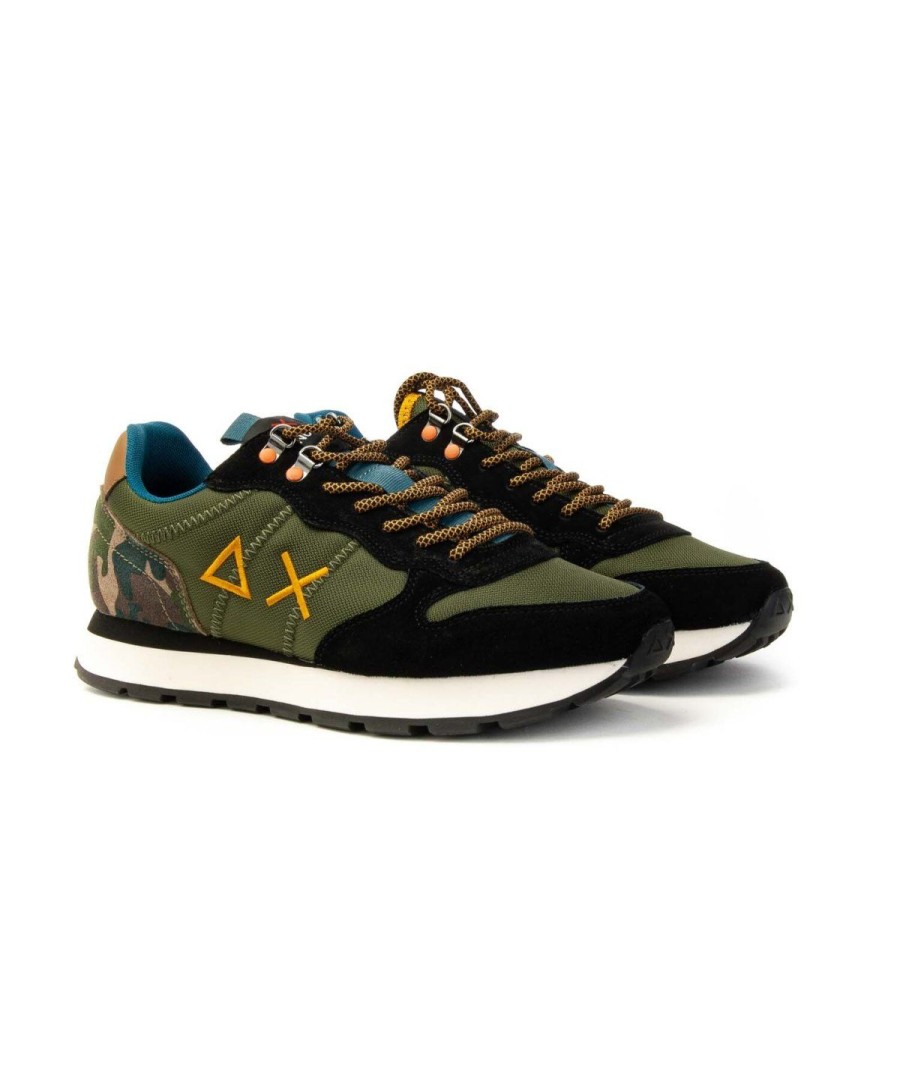 Uomo SUN68 | Sun68 Z43105 Tom Goes Camping Sneakers Leone Shoes Frosinone Militare