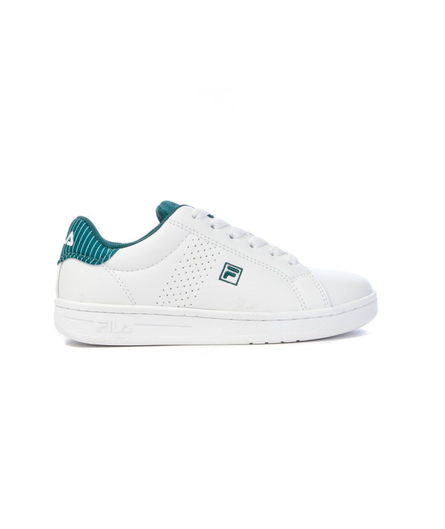 Junior FILA | Fila 1011115 Crosscourt 2 Nt Kids White/Green/Sun