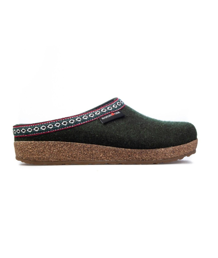 Donna HAFLINGER | Slippers Verde Scuro