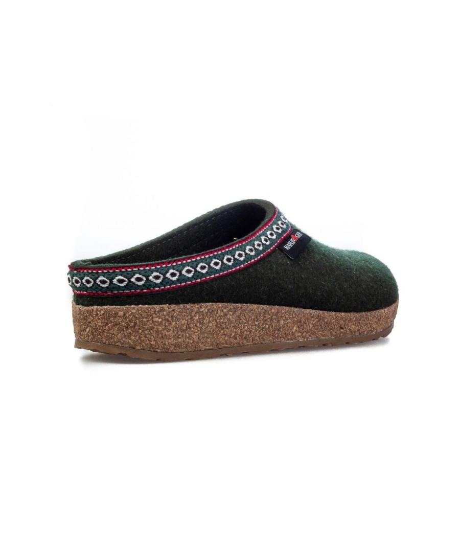 Donna HAFLINGER | Slippers Verde Scuro