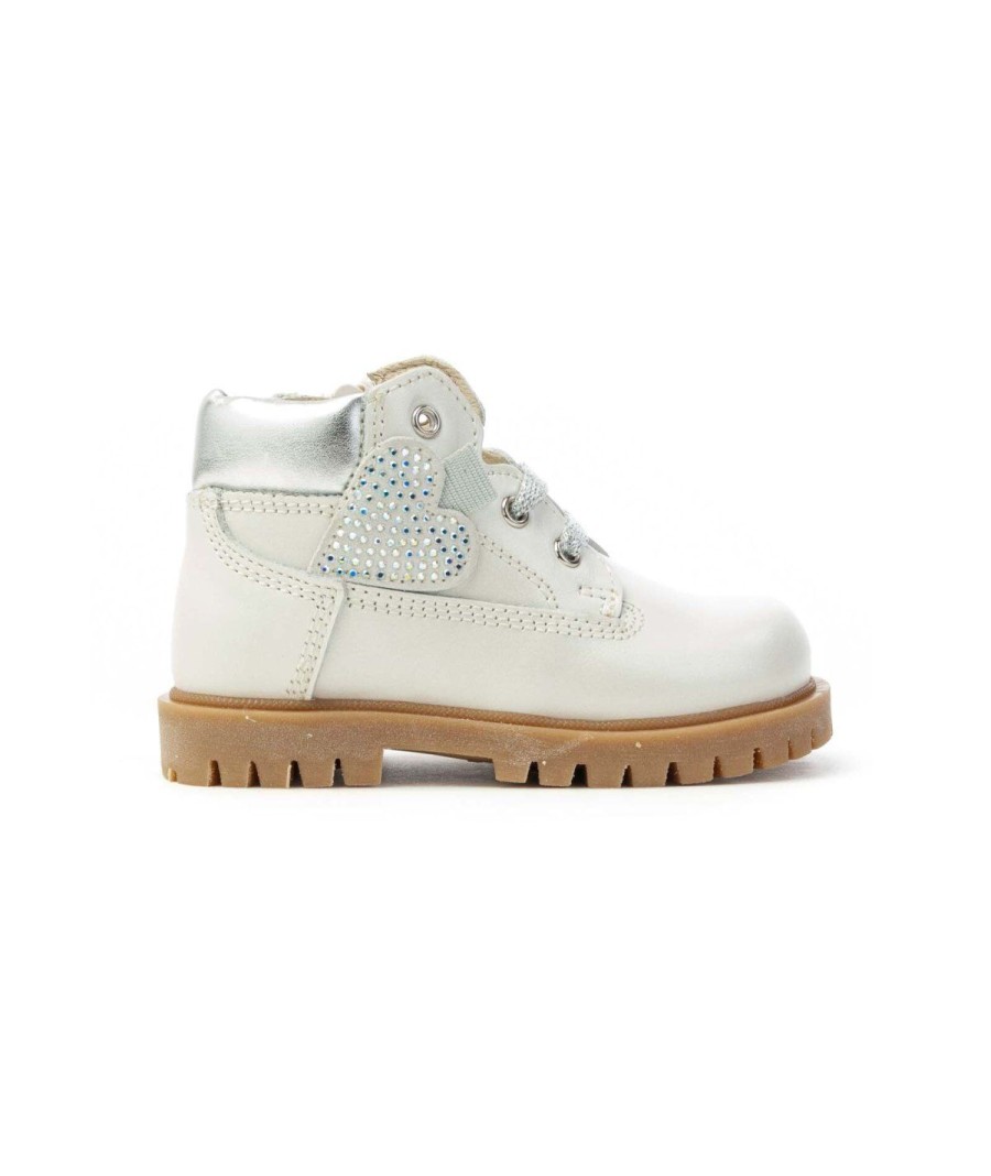 Junior BALDUCCI | Balducci Matrix2337 Polacco Boot Lacci Kid Bianco