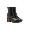 Donna ANGEL ALARCON | Angel Alarcon 23568-566A Stivaletto Olwen Donna Leone Shoes Frosinone Nero