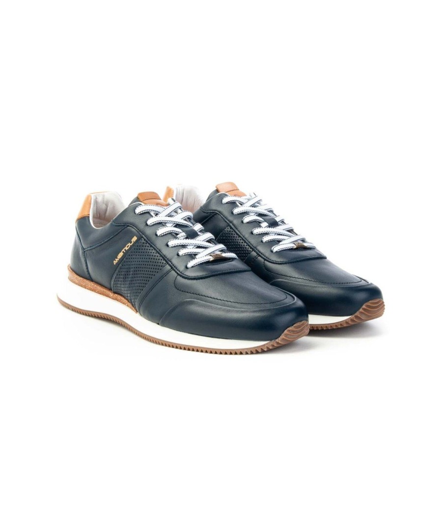 Uomo AMBITIOUS | Ambitious 12594-4195Am Magma Sneakers Leone Shoes Frosinone Navy