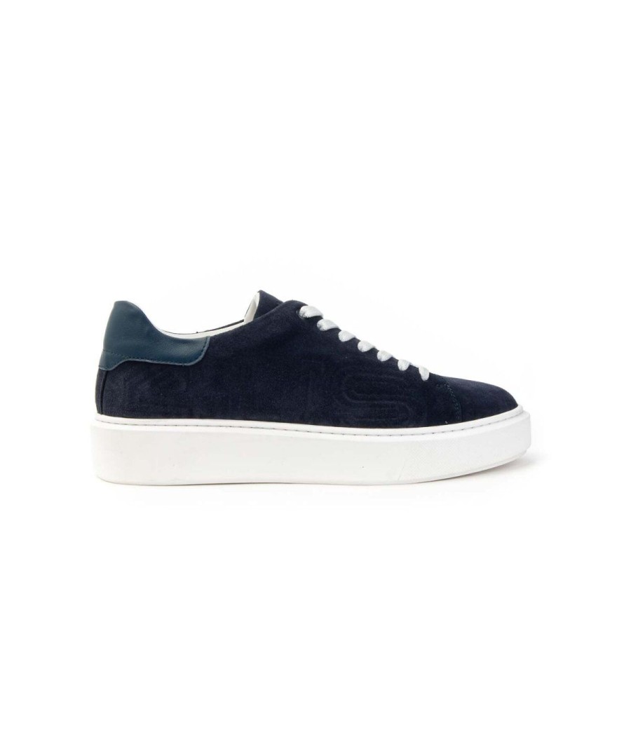 Uomo PACIOTTI 4US | Cesare Paciotti 4Us Uomoscarpe Sneakers Dean 200 Leoneshoes Navy