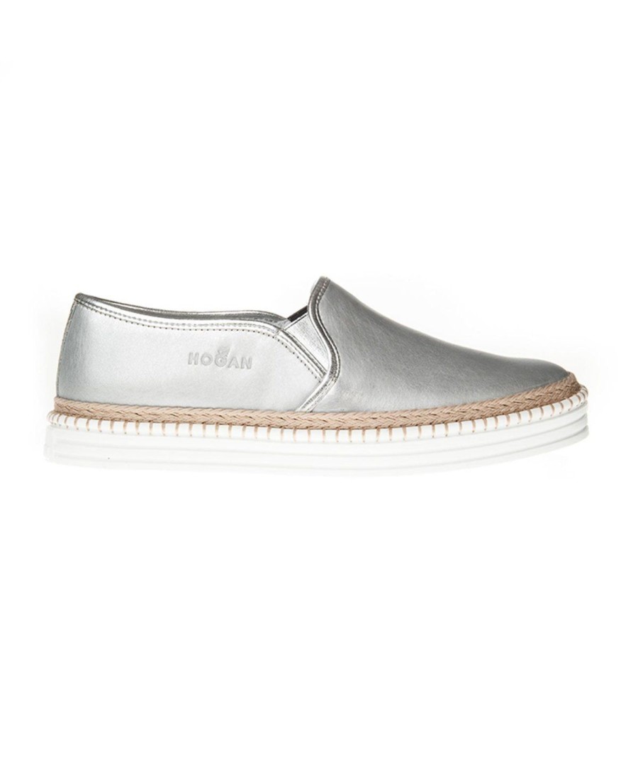 Donna HOGAN | Hogan R260 Pantofola Slip On Argento