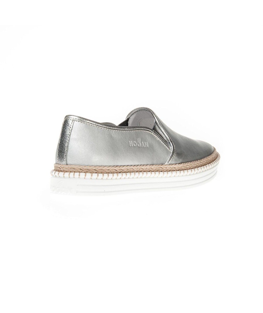 Donna HOGAN | Hogan R260 Pantofola Slip On Argento