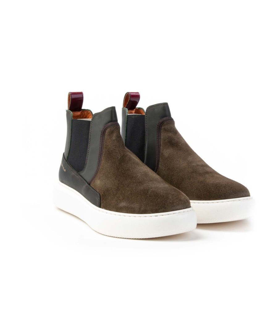 Uomo AMBITIOUS | Ambitious Stivaletto 11799 Beatles Chelsea Boot Eclipse Taupe