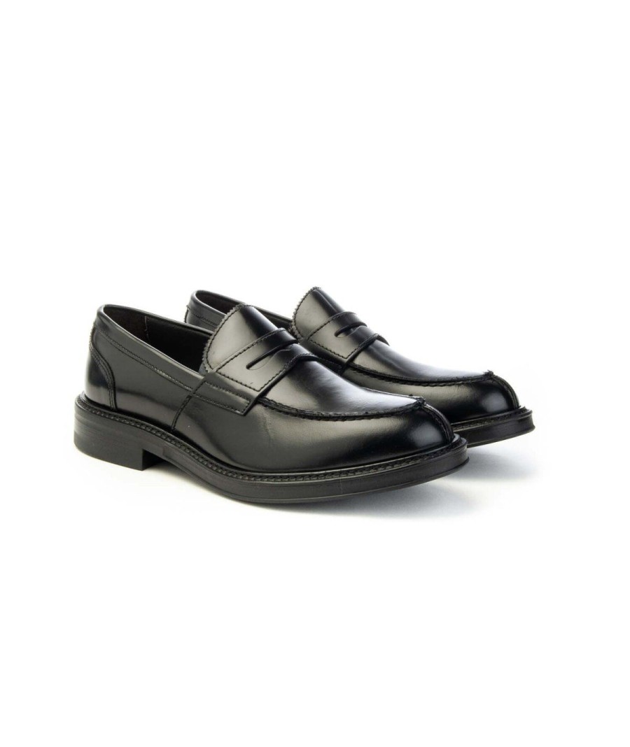 Uomo MARCO FERRETTI | Marco Ferretti 160462 Mocassino Loafer Uomo Leone Shoes Frosinone Nero