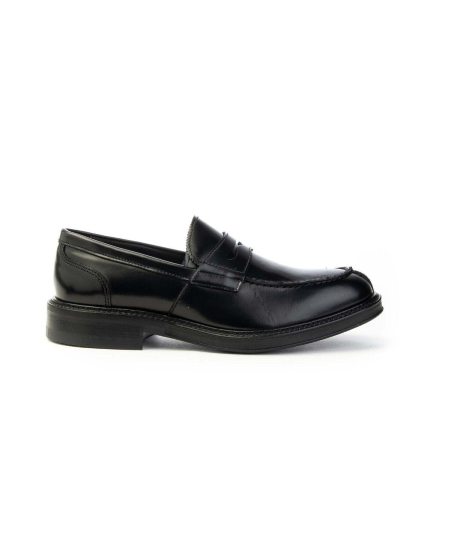 Uomo MARCO FERRETTI | Marco Ferretti 160462 Mocassino Loafer Uomo Leone Shoes Frosinone Nero