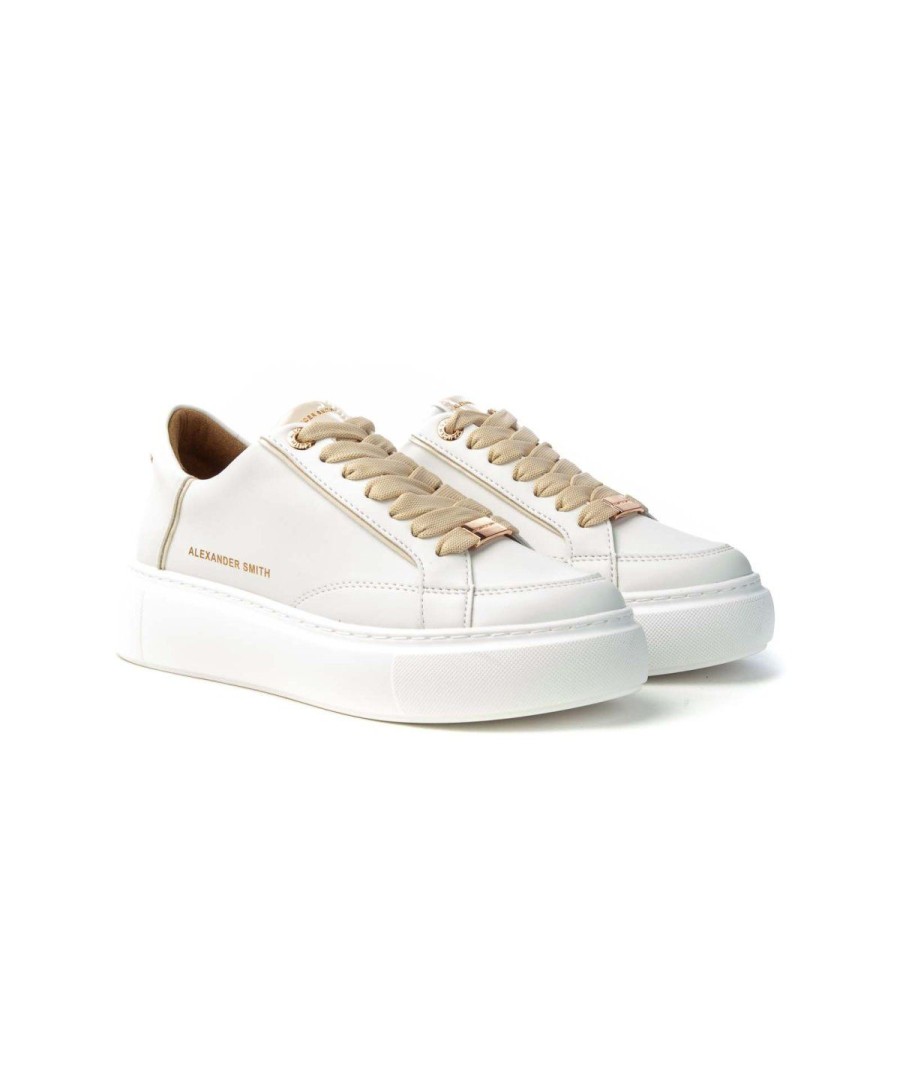 Donna ALEXANDER SMITH | Alexander Smith Aeazegw7347Twt Sneakers Woman Leone Shoes Frosinone White/Cream