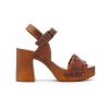 Donna MARRADINI | Marradini 789 Sandalo Intreccio Plateau Leone Shoes Cuoio