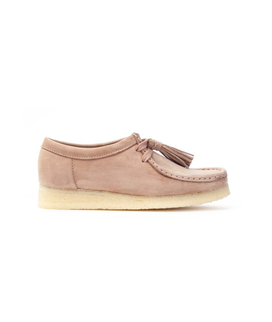 Donna CLARKS | Clarks 165558 Wallabee Woman Blush Leone Shoes Pink