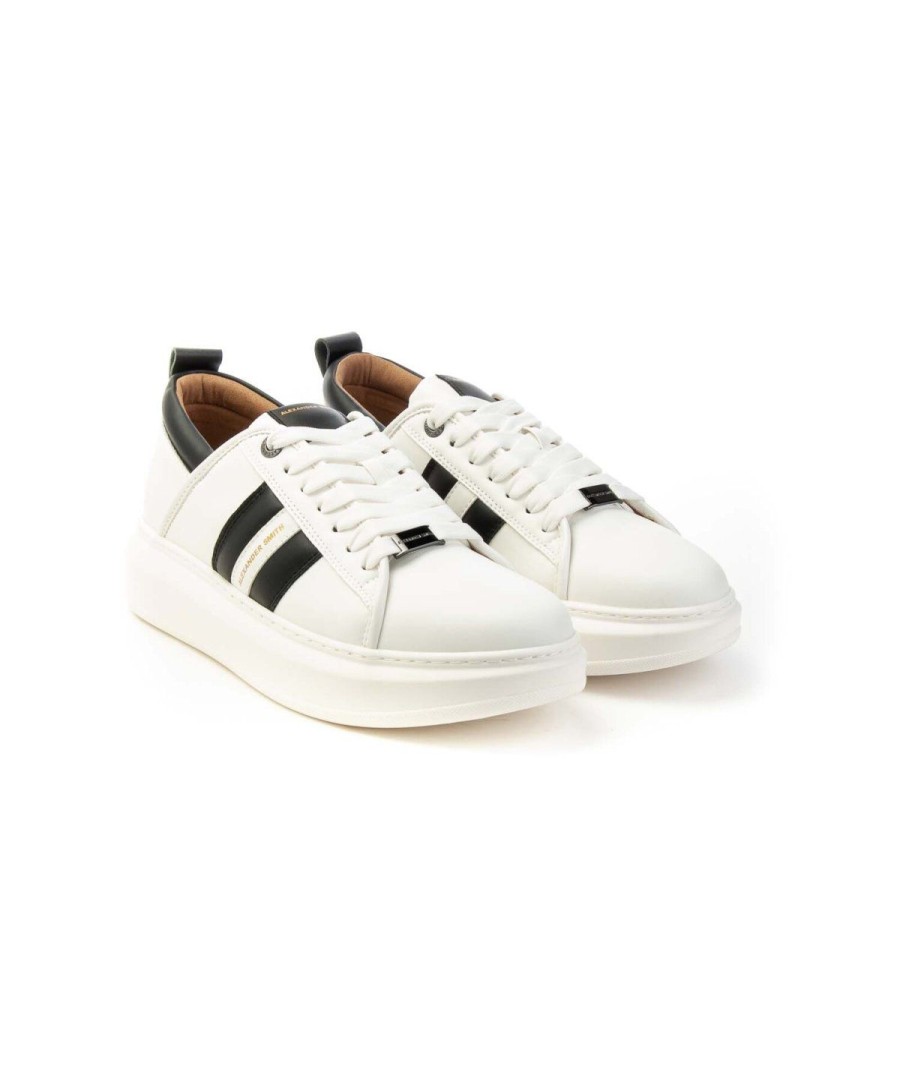 Uomo ALEXANDER SMITH | Alexander Smith Aeawwau20Wbk Sneakers Man Leone Shoes Frosinone White/Black