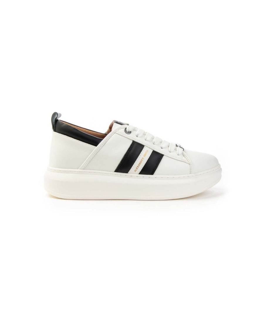 Uomo ALEXANDER SMITH | Alexander Smith Aeawwau20Wbk Sneakers Man Leone Shoes Frosinone White/Black