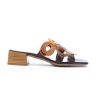 Donna KESS | Kess 21036 Ciabatta Intreccio Tacco 30 Leone Shoes Mocca