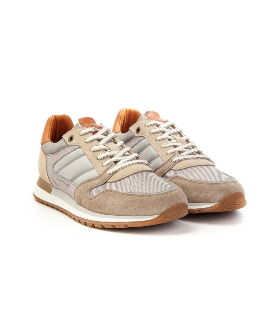 Uomo AMBITIOUS | Ambitious Sneakers 12554A Griz Man Leoneshoes Taupe