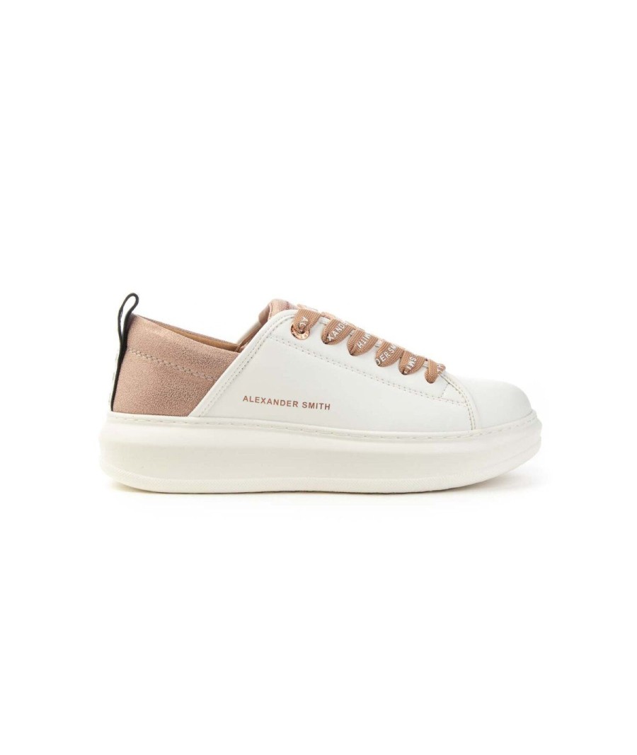 Donna ALEXANDER SMITH | Alexander Smith Aeawecd10Wnu Sneakers Woman Leone Shoes Frosinone White/Nude