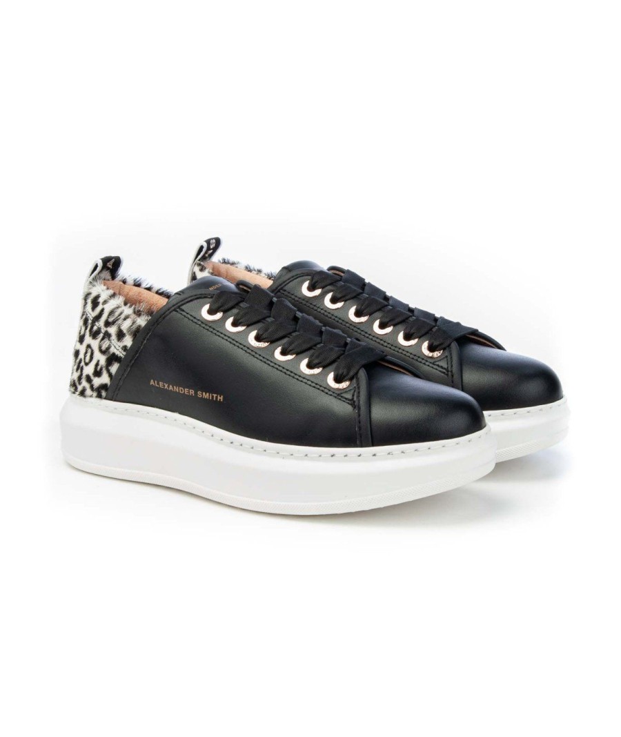 Donna ALEXANDER SMITH | Alexander Smith E113211 Sneakers Wembley Leone Shoes Frosinone Black