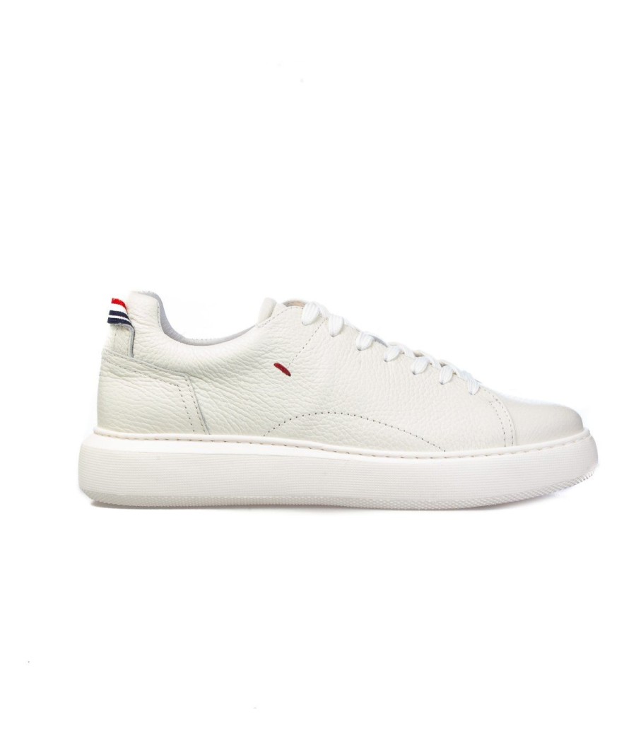 Uomo AMBITIOUS | Ambitious 10443 Sneaker Lacci F.Cassetta White