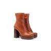 Donna ANGEL ALARCON | Angel Alarcon 23609-922B Cadeo Ankle Boots Leone Shoes Frosinone Cuoio