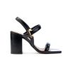 Donna CARMENS | Carmens 49055 Sandalo Nodane Embos Listelli Leone Shoes Nero