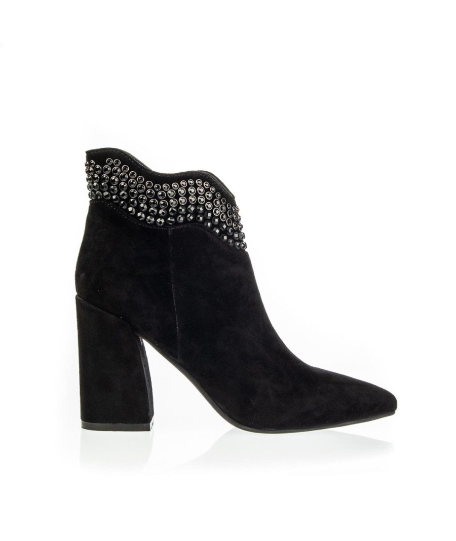 Donna ALMA EN PENA | Alma En Pena Stivaletto Caviglia Borchie Black