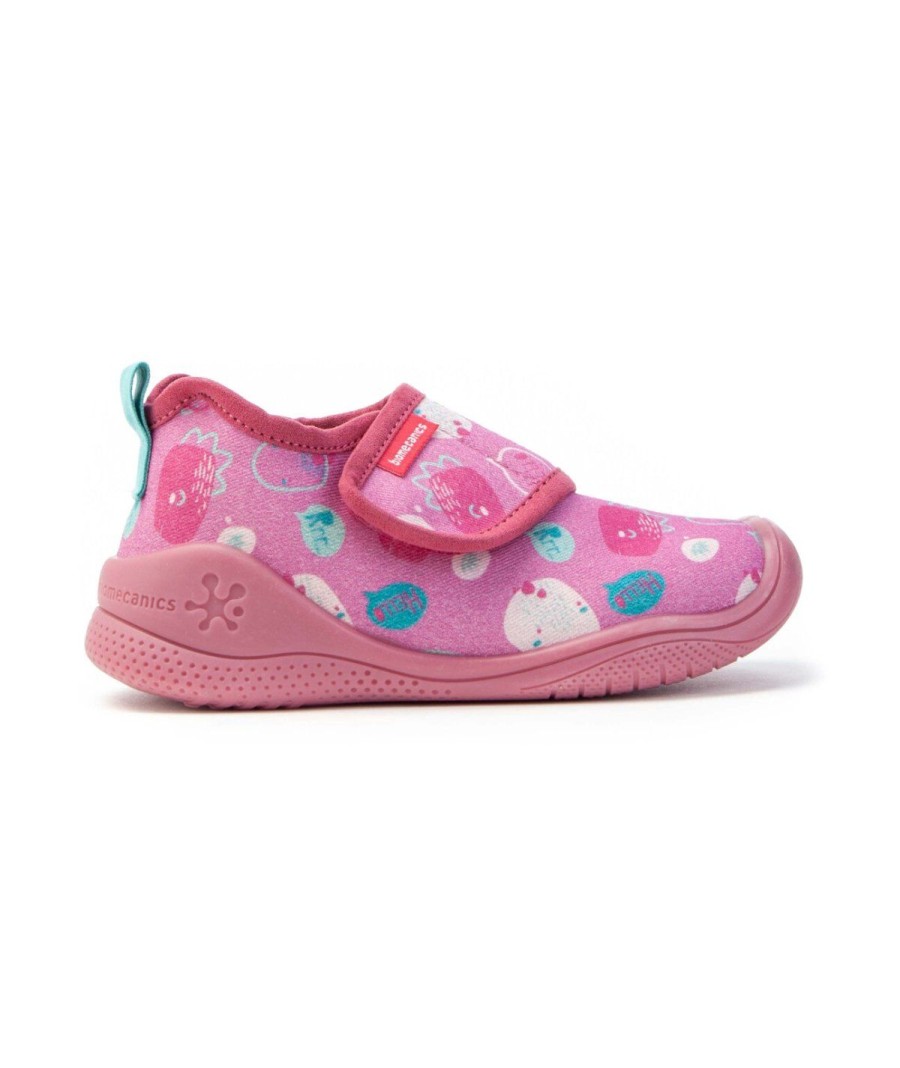 Junior BIOMECANICS | Biomecanics 221296 Pantofola In Tessuto Con Strappo Rosa