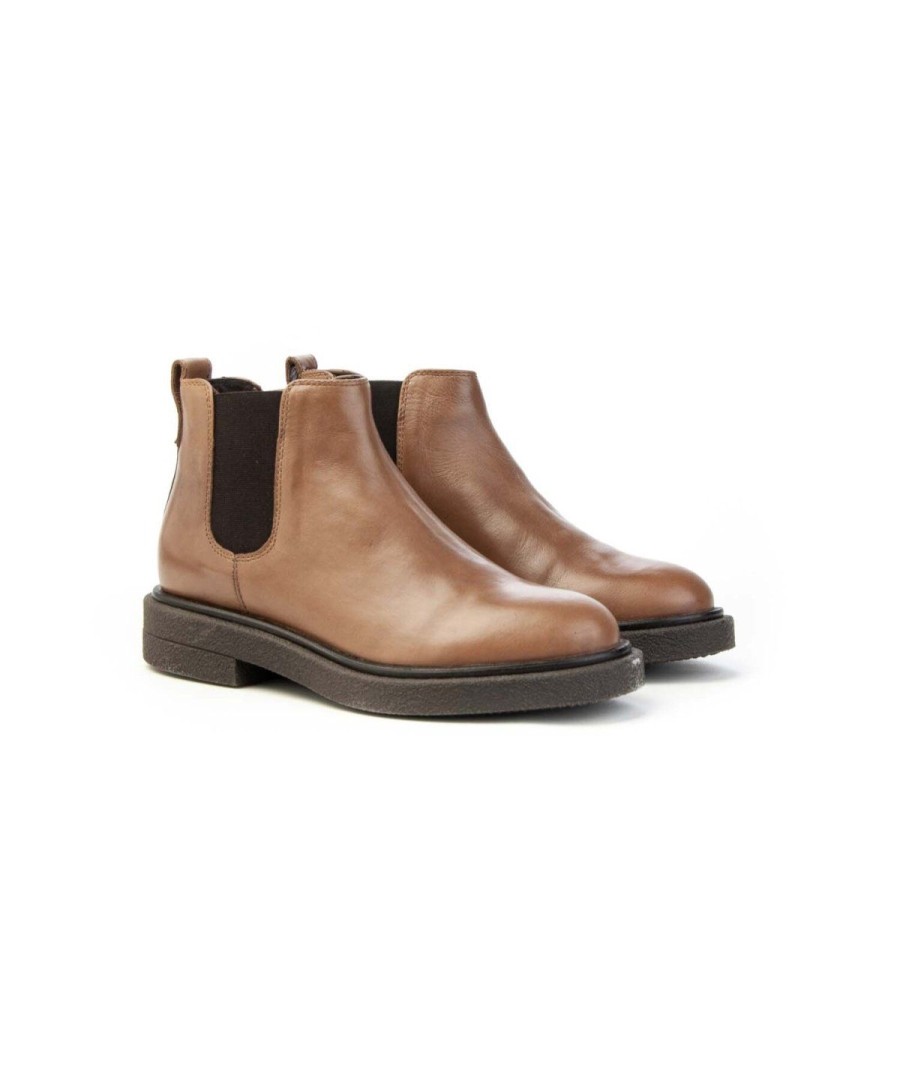 Donna CARMENS | Carmens A52289 Brook Low Chelsea Boots Woman Leone Shoes Frosinone Fango