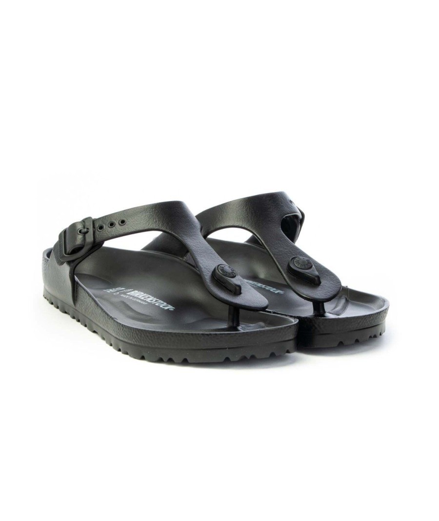 Donna BIRKENSTOCK | Birkenstock Gizeh128201 Eva Leone Shoes Black