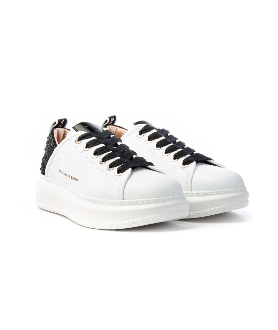 Donna ALEXANDER SMITH | Alexander Smith Asaye1D28Wbk Sneakers Donna Leone Shoes Frosinone White/Black