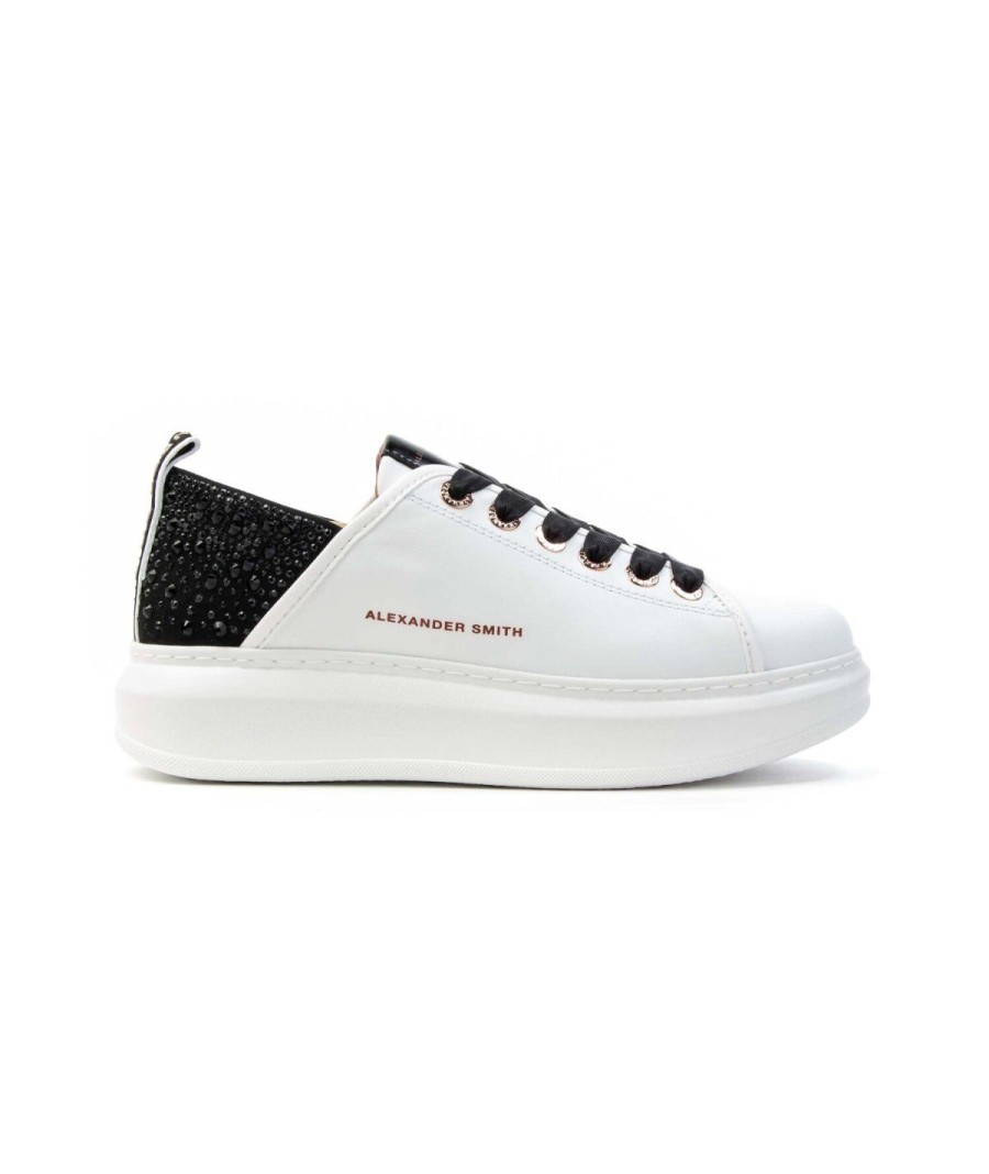 Donna ALEXANDER SMITH | Alexander Smith Asaye1D28Wbk Sneakers Donna Leone Shoes Frosinone White/Black