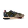 Uomo BLAUER | Blauer Queens01/Wax Sneakers Lacci Militare