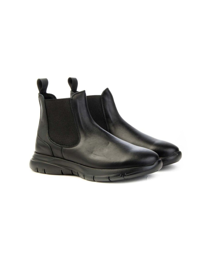 Uomo FRAU | Frau 09L4 Beatles O Chelsea Boots Uomo Leone Shoes Frosinone Nero